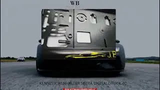 Kennzeichenhalter SFERA mit Digitaldruck 4c