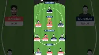 Maharaja Trophy KCSA T20 1st Match  GMY vs BB | H2H, SL, GL | #ballebaazi #viral #shorts