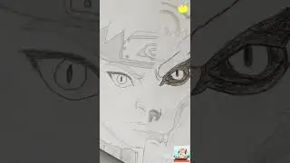 Naruto and nine tails Fox drawing 😊😊😊😊😊😊/ #anime /like/subscribe/comment