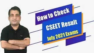 How to Check CSEET Result for July 2021 Exams ! CS Executive Entrance Test ! CSEET Exams Result
