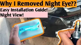 HJG H4 LED Headlight Installation| NIGHT TEST| Better Than NightEye led?? Honda Wr-v
