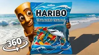 360&deg; VR Tung Tung Tung Sahur made HARIBO Gummy Candy from Brainrot? (Animation Music Video)