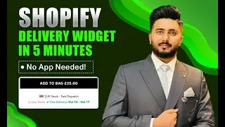 Shopify Delivery Date Widget &ndash; No App, Just Code