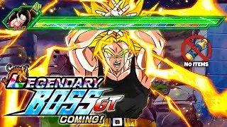 NO ITEM RUN! HYBRID SAIYANS VS. THE GT LEGENDARY GOKU EVENT! (DBZ: Dokkan Battle)