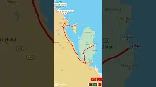 Manama Bahrain to Doha Qatar  #bahrain #qatar