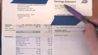 Paystub #1 - Overview and Gross Pay vs. Net Pay