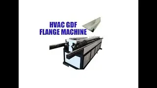 Precision GDF20/30 Flange Roll Forming Machine for HVAC Duct Fabrication