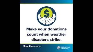 Spot the Scams for Weather Disasters