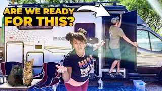 Our First 72 Hours of Full Time RV Living in a Winnebago EKKO (Road Trip USA)