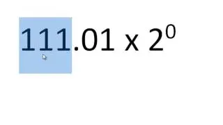 Sign, mantissa and exponent in single precision binary floats