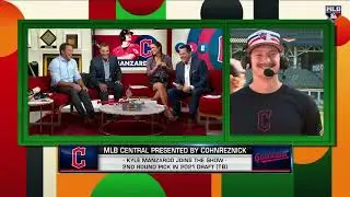 Kyle Manzardo live from Progressive Field | MLB Central