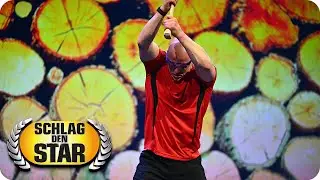Wie die Axt im Walde - Holzhacken | Fabian Hamb&uuml;chen vs. Julius Brink | Spiel 9 | Schlag den Star