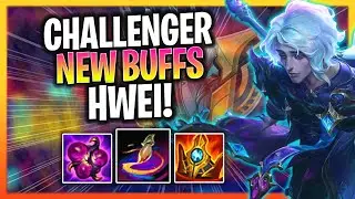 KOREAN CHALLENGER PLAYS HWEI WITH NEW BUFFS! | Korean Challenger Plays Hwei Support vs Maokai!
