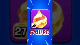 Epic Failed in Warden Walk Fireball 😱#clashofclans #coc #cocshorts