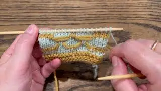 How To: K1 ULS (knit 1 under loose strands)