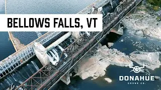 Bellows Falls VT 4K Drone Footage