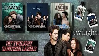 I Made Twilight Hand Sanitizers&hellip; Team Edward or Team Jacob?!