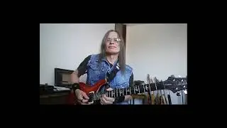 ACES HIGH (IRON MAIDEN) - ADRIAN SMITH GUITAR SOLO BY THIERRY ZINS