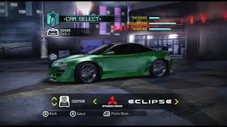 Need for Speed Carbon XBOX 360 - All Cars - Bonus & Extras
