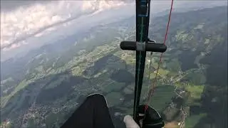 Sch&ouml;ckl, Almrunde mit dem Paragleiter