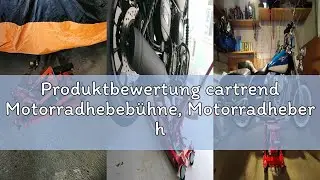 Produktbewertung cartrend Motorradhebeb&uuml;hne, Motorradheber hydraulisch, bis 680 Kg belastbar, gummie