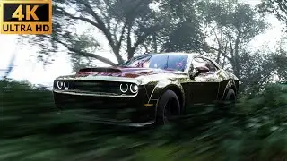 Dodge Challenger 💨🌅 Calm Muscle Car Drive for Pure Peace