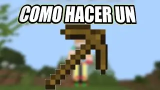 🤑Como hacer un pico de madera en Minecraft 😱