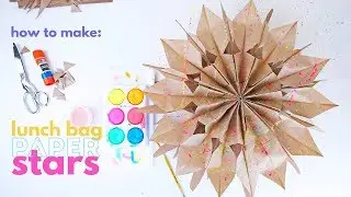 How to Make Paper Stars From Lunch Bags