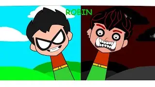 My Sprunki OC: Robin (from Teen Titans Go!)