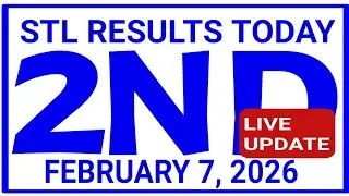 Stl results today 2nd draw February 7, 2026 stl lotto stl results today