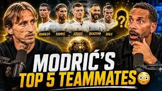 Luka Modrić Names His Top 5 Teammates of All Time! ⚽🔥 | Exclusive Reveal