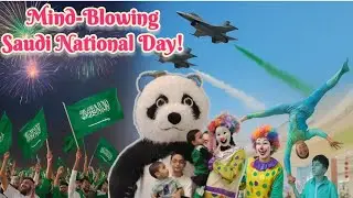 Riyadh Saudi National Day 2025 🎪 Chinese Circus, Airshow & Fireworks