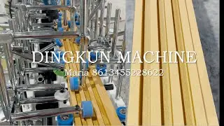 PUR Lamination Machine laminate for pvc profile/wall panels #laminationmachine #lamination