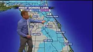 Widespread Frost and Freeze for Florida Friday Morning