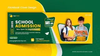 Education Facebook Cover Design in Adobe Photoshop