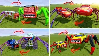 Everything Turns Into Monster MONSTER BUS EATER,Mc queen MONSTER,CURSED SHARK MONS,TAXI EATER.