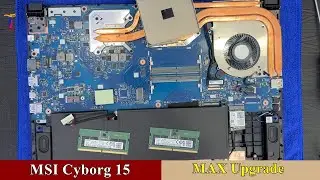 Max RAM & SSD Upgrade on MSI Cyborg 15 | Full Tutorial