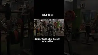 Leg day W4D2 120 3*5 #shorts #subscribe