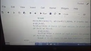 Implementation of Bisection method in Python