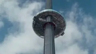 View from British Airways i360 in Brighton