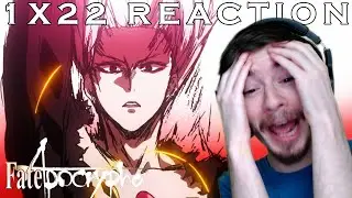JAW-DROPPING FIGHTS!!! *FATE/APOCRYPHA* 1x22 FIRST REACTION