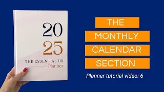 Using the Monthly Calendar to Spark Ideas & Plan Initiatives - The Essential HR Planner