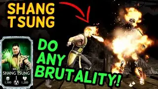 MK Mobile. Shang Tsung Can Do EVERY BRUTALITY! This is INCREDIBLE!