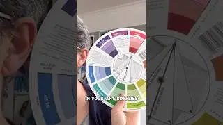 Как использовать цветовой круг &mdash; выпуск &laquo;Гуашь&raquo; #шорты