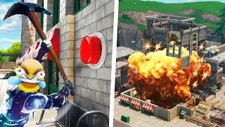 destroying tilted towers in 10 seconds...