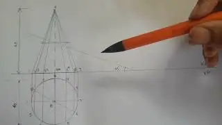 Drawing the Development of the Frustum of a Cone |Engineering Drawing