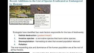 Main Factors Responsible for Biodiversity Loss