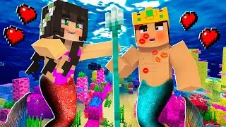 VIREI SEREIA E VOU VIVER COM O RAFAEL TRITÃO NO MINECRAFT  (AMANDINHA)