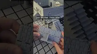 🎲 No Magnets, No Glue D&D Terrain?! Testing Modular Dungeon Walls 🧱