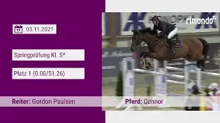 Nordic Jumping events 2021/2022: Connor & Gordon Paulsen, Springpr&uuml;fung Kl. S*